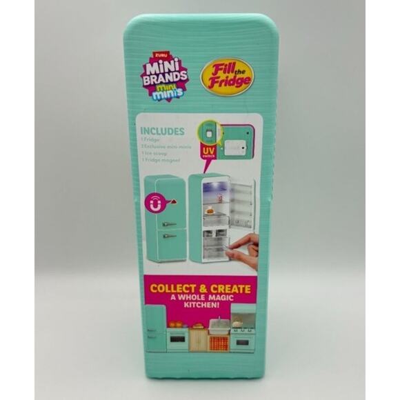 Mini Brands Minis Fill the Fridge Light Up REFRIGERATOR Play set Blind Surprise - Picture 2 of 4